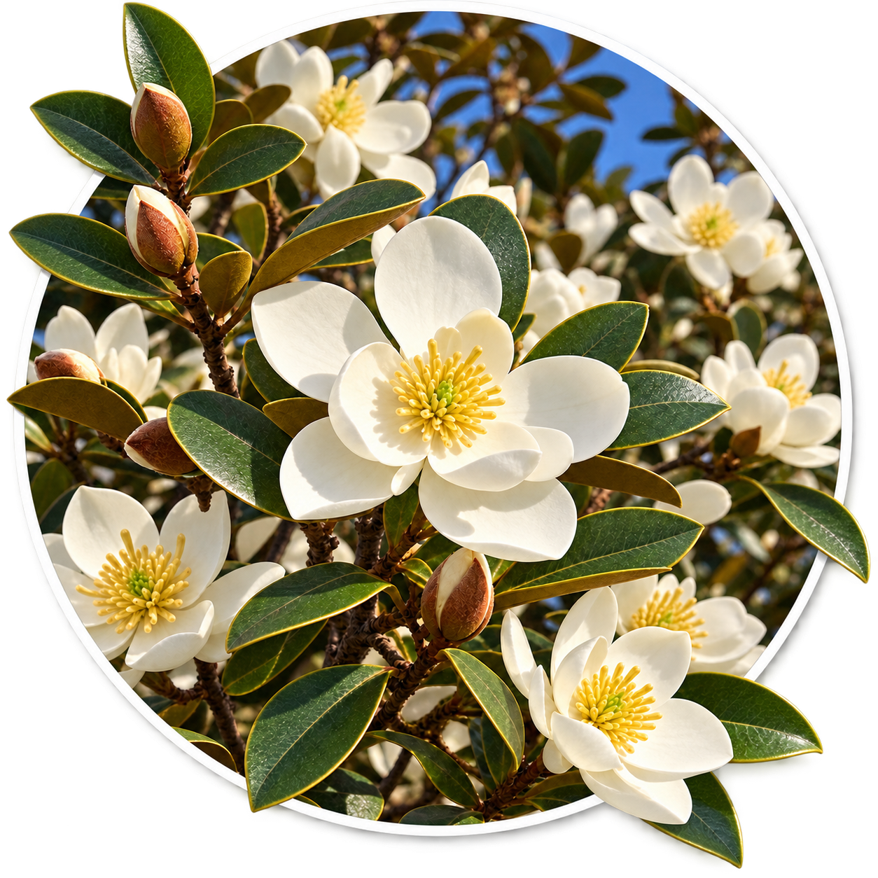 Магнолія левіфолія/Magnolia laevifolia